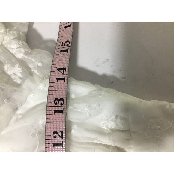 LULUS XS Precious Sweetie White Embroidered Tiered Midi Party Dress NEW B117 - Picture 6 of 10